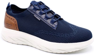 Decarsdz® Heren Schoenen - Nette Schoenen - Veterschoenen - Lichtgewicht - Sneakers Heren - Blauw - Maat 40