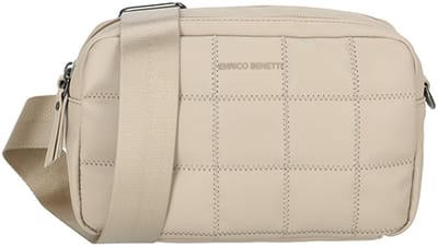 Enrico Benetti Quinn Schoudertas Dames - Crossbodytas - 2 Vakken - Compact Model - Taupe