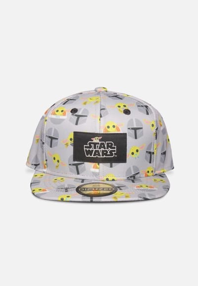 Star Wars Snapback pet kinderen The Mandalorian Grijs