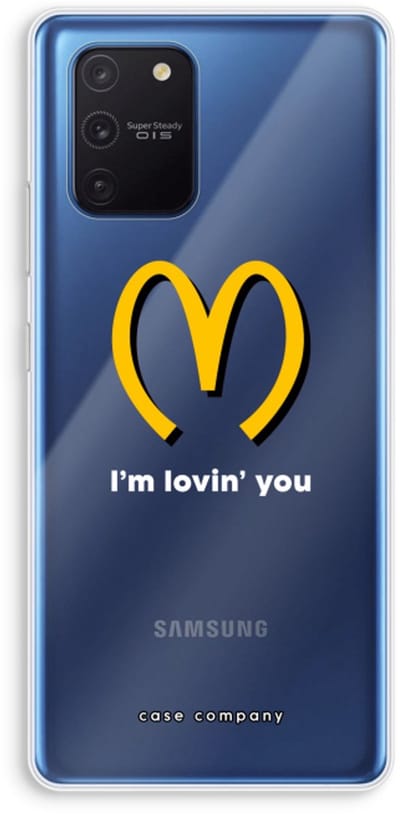 Case Company® - Hoesje geschikt voor Samsung Galaxy Note 10 Lite hoesje - I'm lovin' you - Soft Cover Telefoonhoesje - Bescherming aan alle Kanten en Schermrand