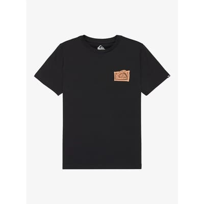 Quiksilver Heritage T-shirt Met Korte Mouwen Zwart 14 Years Jongen