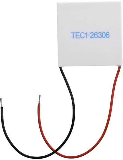 Dailygoody - Thermo-elektrische Koeler - Koelplaat Module - 50 x 50 mm - Halfgeleider Koeling - Voor Elektronische Toepassingen - 24 V 6A