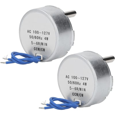 2 Stuks AC Synchrone Motor 50TYC 5 tot 6 RPM CCW CW Grote Torsie Laag Geluidsniveau Draaitafelmotor