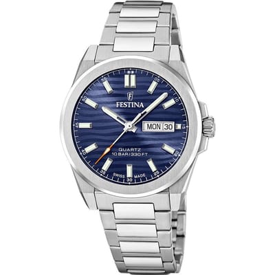 Festina DUNE - Swiss Made - F20073/2 - Heren horloge - Saffierglas