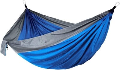 Ultralichte Hangmat - Reis Camping - Buiten Ontspannen - Sneldrogend Nylon - 270 x 140 cm - Blauw