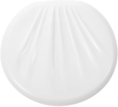 Opbergdoosje Beugel - Retainer Houder - Tanden Beschermen - Met Ingebouwde Spiegel - 9 x 8 x 4 cm - Wit