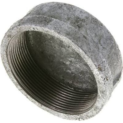 Rp 2 1/2'' Verzinkt Gietijzeren Ronde Afsluitkap 25 Bar
