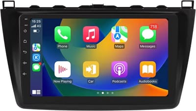 Autoradio met bluetooth - Carplay - Voor Mazda 6 (2007-2012) - Geschikt voor Apple en Android - Stereo - Navigatie - Navigatiesysteem auto - 2GB 32GB