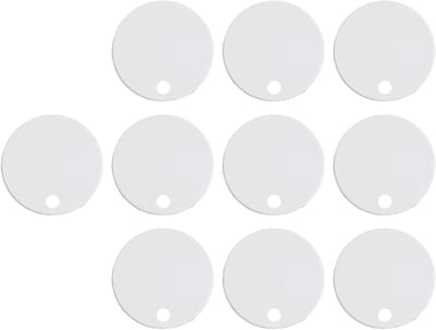 Toiletbril Scharnierhoes - WC Deksel Dop - Badkamer Verbetering - Roestbestendig Plastic - 60 mm - Wit