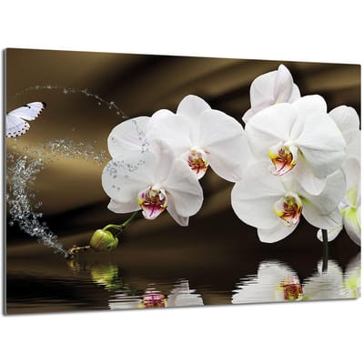 TMK ArtDeko - Snijplank - Glas - 40x30cm - Bloemen