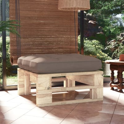 vidaXL - Tuinhocker - pallet - geïmpregneerd - grenenhout