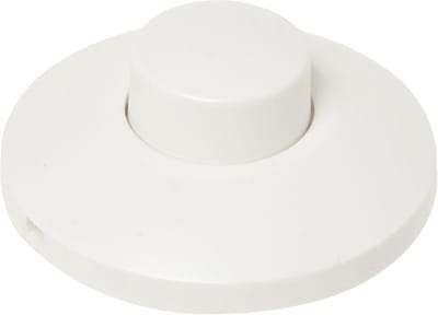 LED Snoerdimmer Rond - 3-50W 220-240V - Fase Afsnijding - Wit