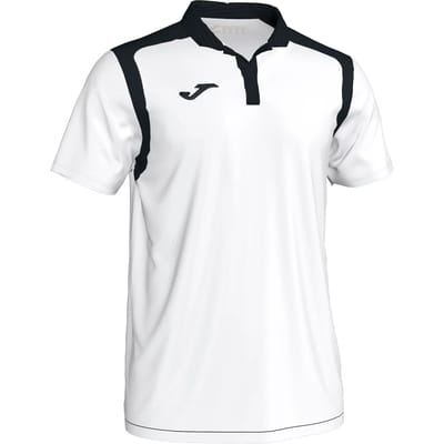 Joma Championship V Polo Kinderen - Wit / Zwart | Maat: 116