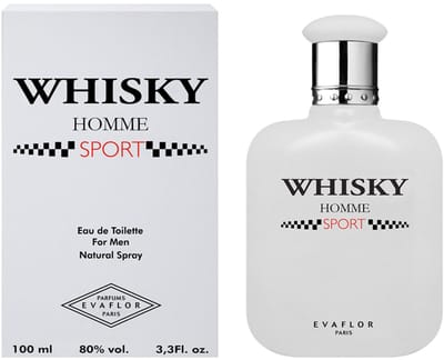 Whisky Sport Heren Parfum (een heerlijke frisse citroengeur vermengt met Gember, Muskaat salie, en Sandelhout)