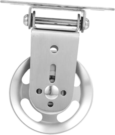 Katrol Fitness Accessoire - Oefenwiel - Kracht Training - Lichtgewicht Ontwerp - 14 cm - Chroom