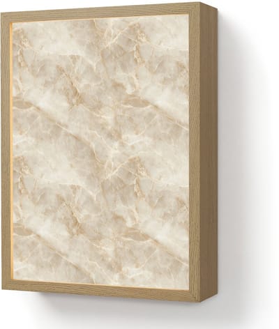 Wandlamp 30x40 cm - Oplaadbaar - Lichtbeige - Onyx - Subtiel - Wandlampen binnen woonkamer - Slaapkamer lamp - Decoratieve nachtlamp - Vloerlamp draadloos