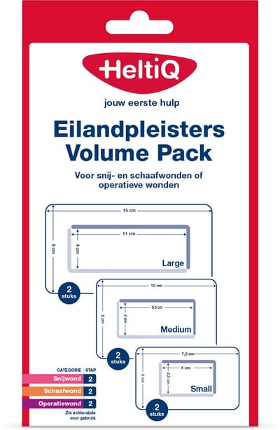 Heltiq Eilandpleister volume pack 6 Stuks