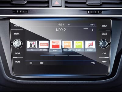 Compatibele Navigatiescherm Bescherming voor VW Tiguan MK2 en B8 Passat 8 inch - Transparante, Krasbestendige en Vingerafdrukbestendige Film voor GPS