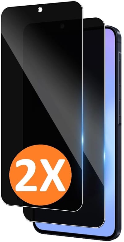 Privacy Screenprotector - Geschikt voor Samsung A27 / A57 / A36 Screenprotector Privacy Bescherm Glas - 2 Stuks - Screenprotector Geschikt voor Samsung Galaxy A27/A37/A57/S24 FE 5G Privacy Screenprotector Tempered Glass