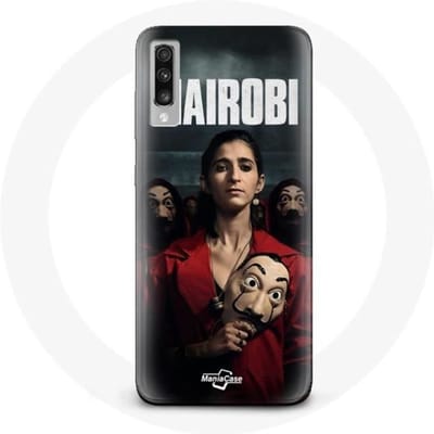 Samsung Galaxy A70 hoesje La casa de papel Nairobi Seizoen 4