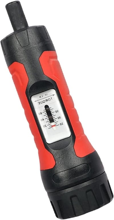 Koppel Schroevendraaier - Verstelbare Tool - Precisie Reparatie - Stalen Constructie - 10-65 inlb - Grijs