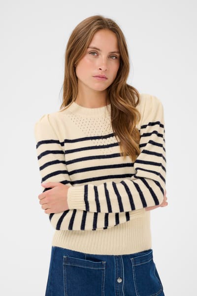 Saint Tropez OlenaSZ Pullover Dames Trui - Seedpearl