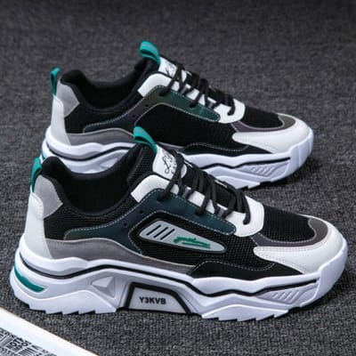 Heren Sneakers Voor Mode Casual Hardloopschoenen Liefhebber Gym Licht Ademend Comfort Outdoor Luchtkussen Koppel Jogging Sneaker 43 black