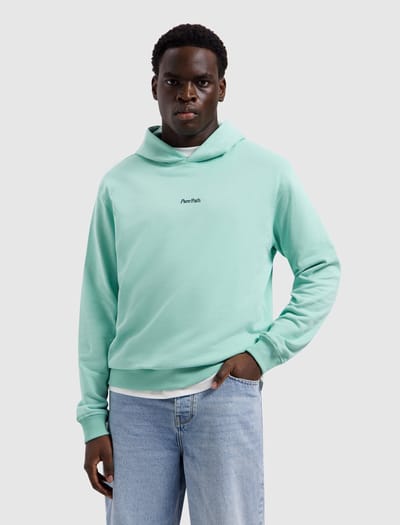Pure Path Hooded Sweater Bold Emblem Mint (26010303 - 14)
