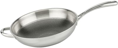 Wokpan 30 cm van 18/10 roestvrij staal Elo Relief Evolution