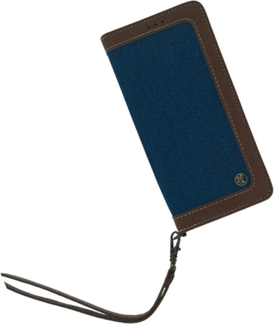 Shop4 Wallet Case Jeans & Leer Blauw - Geschikt voor Samsung Galaxy S9 - Met Pasjeshouder & Standaardfunctie