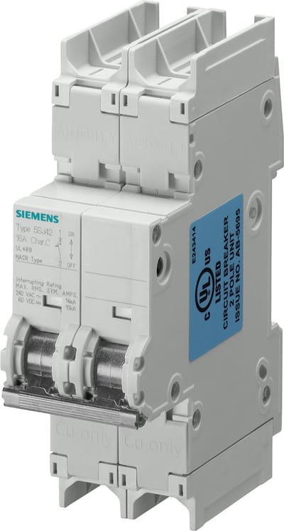 Siemens 5SJ42027HG41 5SJ4202-7HG41 Zekeringautomaat 2 A 400 V