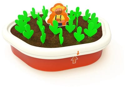 Dailygoods- Worteloogstspel Educatief Speelgoed - Sensorisch Speelgoed - Montessori Speelgoed - Geheugentraining - 24 Stuks - Radijzen Trekken