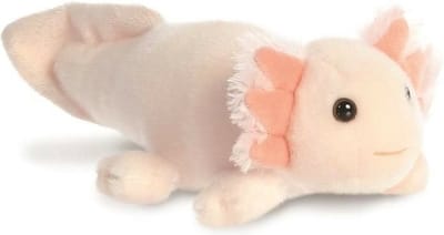Aurora Eco Nation pluche knuffeldier Axolotl - roze - 20 cm - Waterdieren thema speelgoed