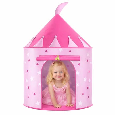 Ultiluxe® Speeltent voor kinderen - Prinsessen Tent - Speelhuis - Indoor Speelgoed - Kindertent voor meisjes - Opvouwbaar - Prinses Thema - Roze