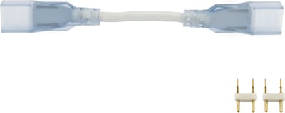 Groenovatie LED Neon Enkelkleurige Connector - 2-Aderig - Soldeervrij - Extra Small