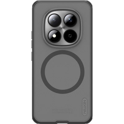 Nillkin Frosted Shield Hoesje Geschikt voor Xiaomi Redmi Note 15 Pro | Compatibel met MagSafe / Qi2 | Back Cover met Magneet | Transparant Zwart