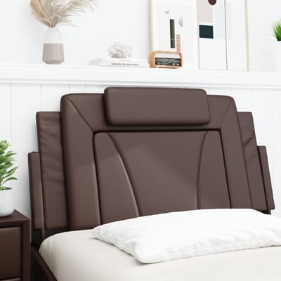vidaXL Hoofdbordkussen "Viana" 100 cm kunstleer bruin