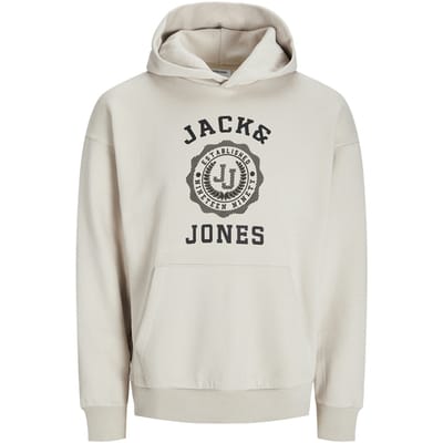 Jack & Jones - Heren Hoodies Victo Sweat Hood - Beige - Maat S