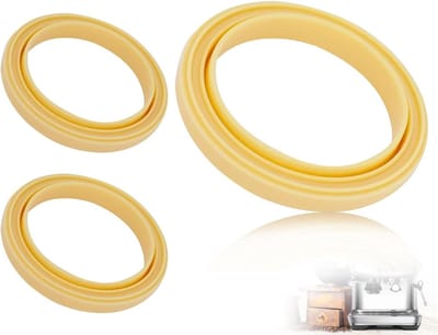 2 stuks siliconen stoomringen voor optimale afdichting, hittebestendige O-ringen en reserveaccessoires voor keukenapparatuur