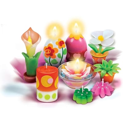 Creatieve activiteiten waxinekaarsen workshop Clementoni