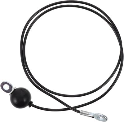 Fitness Katrol Systeem - Kabel Set - Kracht Training - Verstelbare Weerstand - 140 cm - Zwart