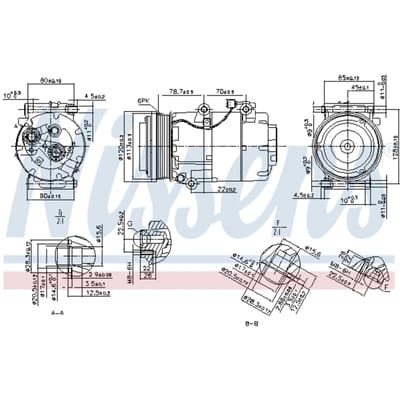 Compressor airconditioning NISSENS 89388