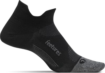 Feetures Elite Ultra Light No Show Tab - Zwart - Hardloopsokken - Sportsokken - Extra Large - 47/51