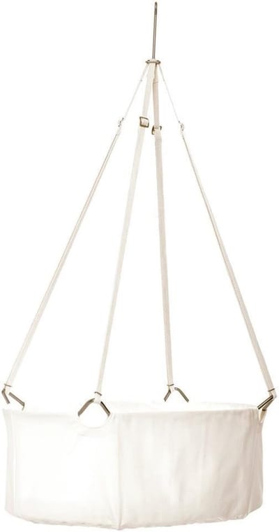 Baby Wieg - Schommelwieg Baby - Veilige Slaapplek - Inclusief Matras - 80x50x40 cm - Wit