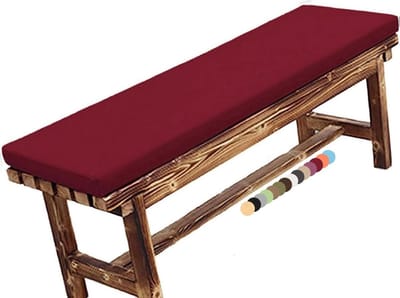 Bankkussen Waterdicht - Tuinkussen Zitkussen - Buiten Zitten - Hoge Veerkracht Schuim - 67X22X2Inch - Blauw