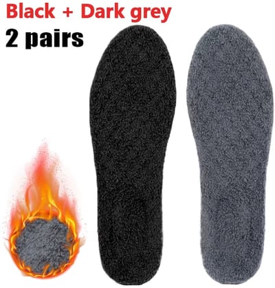 Thermische Zelfwarmende Inlegzolen van Fleece (maat 37-38) – Warme Dikke Traagschuim Zolen – Unisex Winter Inlegzolen voor Snowboots, Sportschoenen & Wandelschoenen