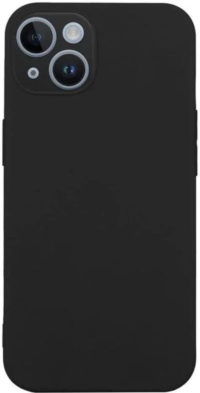 Dun TPU Hoesje Zwart Geschikt voor Apple iPhone 15 | Back Cover Matte Zwart | Flexibel | Lichtgewicht | Ultra Dun