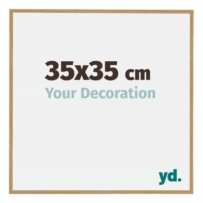 Your Decoration - Fotolijst 35x35 cm - Kunststof - Beuken Licht - Evry