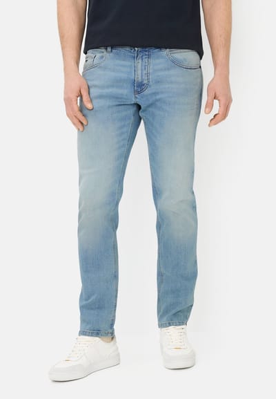 camel active fleXXXactive® denim 5-Zak Regular Fit Broek - Maat menswear-33/32 - Lichtblauw