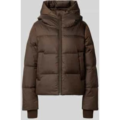 Regular fit donsjack met labelpatch